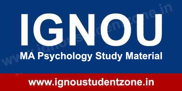 Ignou Ma Psychology Study Material Ignou Ma Psychology Books